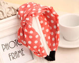 Korean Style Big Bow Polka Dots Headband