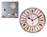 12" Retro Retro Style Quiet Sweep Quartz Wall Clock