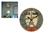 12" Retro Retro Style Quiet Sweep Quartz Wall Clock