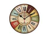 12" Retro Retro Style Quiet Sweep Quartz Wall Clock