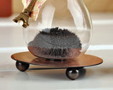 Mouth Blown Magnetic Sand Hourglass with Stand