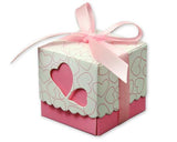 Loving Heart Wedding Candy Boxes with Ribbons