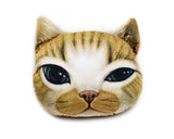 16'' Cat Face Plush Pillow Animal Cat Cushion