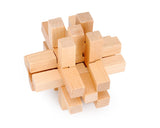14 Pcs Kongming Lock Brain Teaser Wooden Puzzle