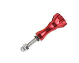 GoPro Long Thumb Knob Stainless Bolt Nut Screw for Hero Cameras - Red