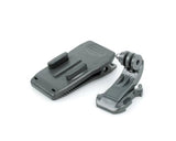 GoPro Backpack Clamp Clip w/ J-Hook Buckle for Hero Cameras - Gray