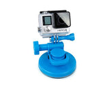 GoPro Adjustable Windshield Suction Cup Mount for Hero Camera - Blue