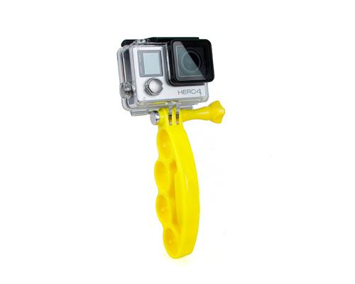 GoPro Finger Grip Holder Stabilizer Mount for Hero Camera - Yellow