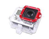 GoPro Aluminum LANYARD RING Mount for Hero 3 Black Edition - Red