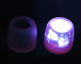 Voice Control LED Candle Night Light - Pink