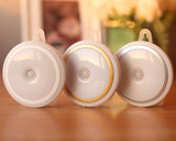 Round Series AAA Battery Operated LED Light with Motion Sensor - White