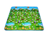 200x180 1cm Thick Two Sided Foldable Waterproof Baby Crawling Mat - B