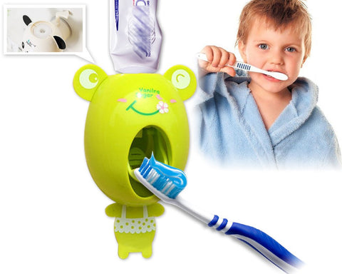 Creative Cute Cartoon Toothpaste Dispenser - Frog