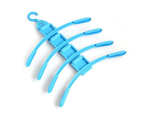 Multi Non-slip Detachable Tiers Space Saver Hanger Rack - Blue