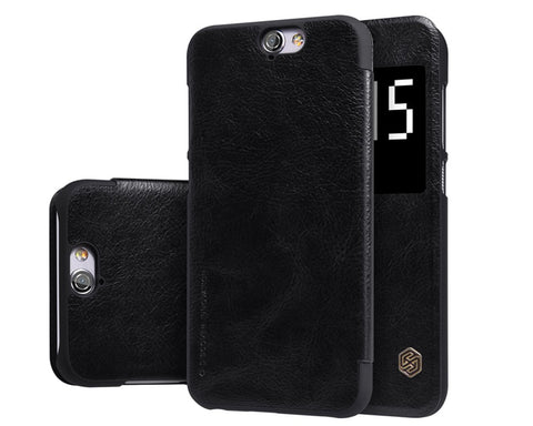 Eyelet Pro Series HTC One A9 Flip Leather Case - Black