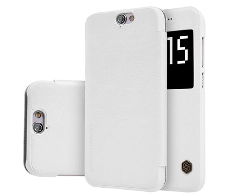 Eyelet Pro Series HTC One A9 Flip Leather Case - White