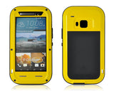 Waterproof Series HTC One M9 Metal Case - Yellow