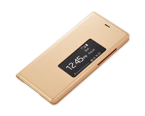 Eyelet Pro Series Huawei P9 Flip Leather Case - Gold