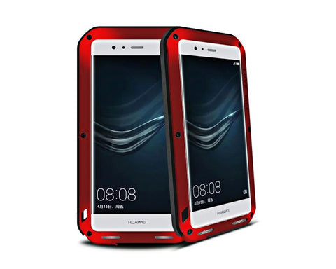 Waterproof Series Huawei P9 Metal Case - Red