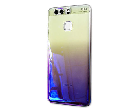 Gradient Color Series Huawei P9 Plus Hard Case - Purple, Blue &amp; Yellow