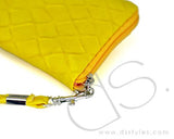 Zipper Series Leather Pouch iPhone 5 and 5S Case - Yellow