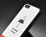 Weather Series iPhone 5 and 5S Leather Case - Umbrella
