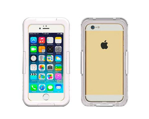 Waterproof Series iPhone 6 Plus and 6S Plus PC Case - White