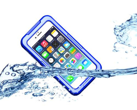 Waterproof Series iPhone 6 Plus and 6S Plus PC Case - Blue