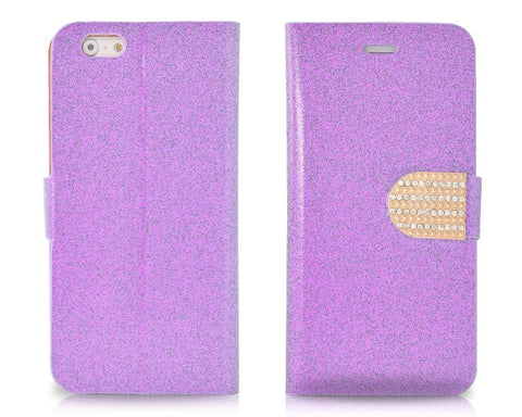 Twinkle Series iPhone 6 Plus Flip Leather Case (5.5 inches) - Purple