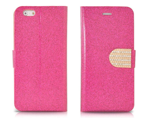 Twinkle Series iPhone 6 Plus Flip Leather Case (5.5 inches) - Magenta