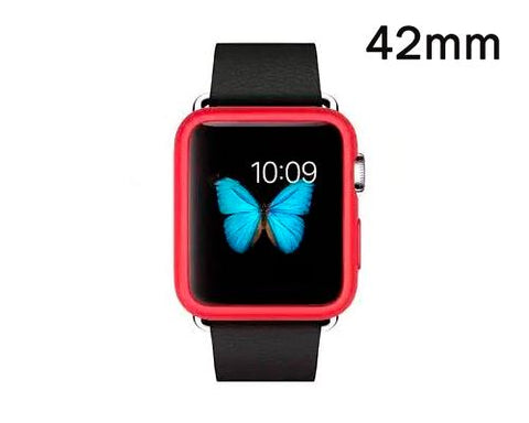 Ultra Slim TPU Case for Apple Watch 42mm - Red