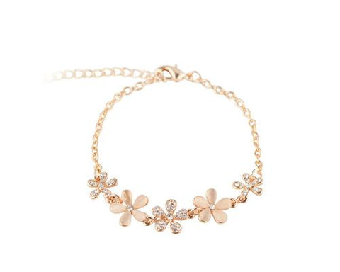 Flowers Crystal Bracelet