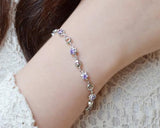 Little Star Purple Crystal Bracelet