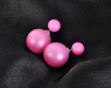 Fluorescence Round Ball Stud Earrings