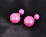 Fluorescence Round Ball Stud Earrings