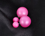 Fluorescence Round Ball Stud Earrings