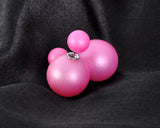 Fluorescence Round Ball Stud Earrings