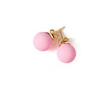 Fluorescence Round Ball Stud Earrings