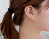 Peace Dove Stud Earrings for Girls