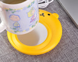 Cute Bear Series Desktop USB Cup Warmer - Yellow