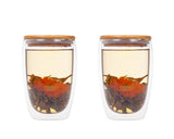 Double Walled Coffee Glasses Set of 2