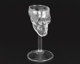 Skull Shot Glass 2 Pieces Double Shot 75 Milliliter 2.5 Ounce Whiskey Glass