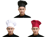 Mushroom Style Adjustable Chef Hat with Elastic Band