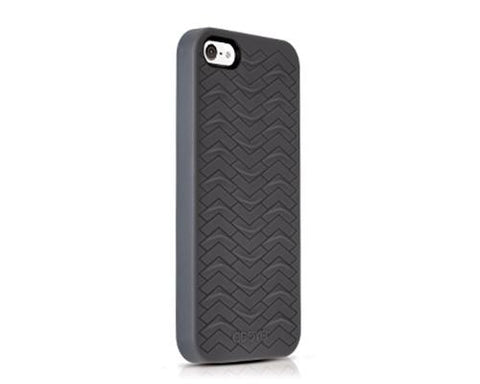 Odoyo SharkSkin Series iPhone 5 and 5S Silicone Case - Midnight Black