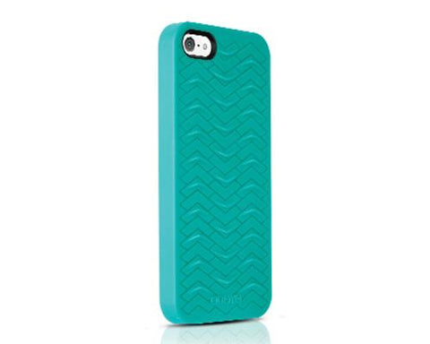 Odoyo SharkSkin Series iPhone 5 and 5S Silicone Case - Teal Blue