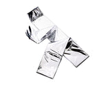 5 Pcs Portable Outdoor Emergency Survival Thermal Blanket - Sliver