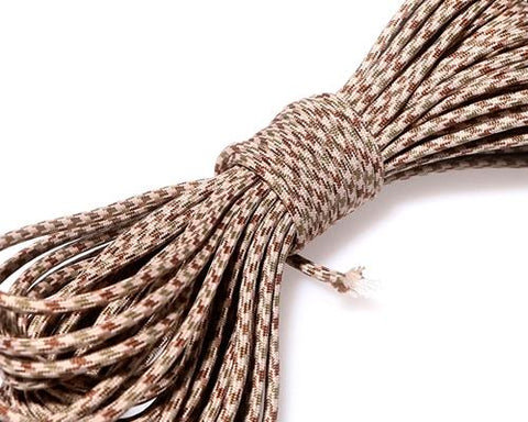 7 Strands Cores 550 Parachute Cord  Survival Rope - Desert Camo