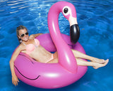 Giant Flamingo Inflatable Pool Float - Magenta