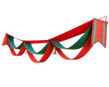 3 Meter Christmas Wave Hanging Flags with Bells