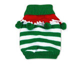 Christmas Cute Pet Striped Knitted Dog Sweater